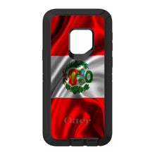 DistinctInk™ OtterBox Defender Series Case for Apple iPhone / Samsung Galaxy / Google Pixel - Peru Waving Flag