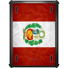 DistinctInk™ OtterBox Defender Series Case for Apple iPad / iPad Pro / iPad Air / iPad Mini - Peru Old Flag