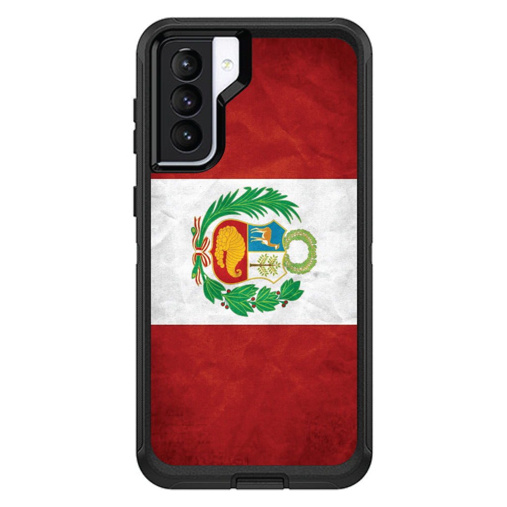 Peru Old Flag OtterBox Defender Case for iPhone & Galaxy, view 5