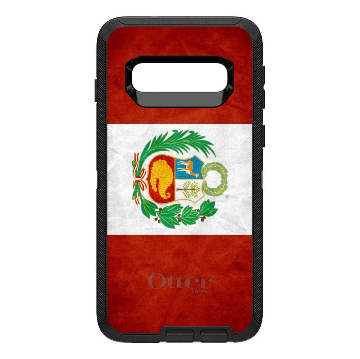 Peru Old Flag OtterBox Defender Case for iPhone & Galaxy, view 9