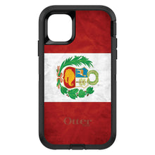 DistinctInk™ OtterBox Defender Series Case for Apple iPhone / Samsung Galaxy / Google Pixel - Peru Old Flag