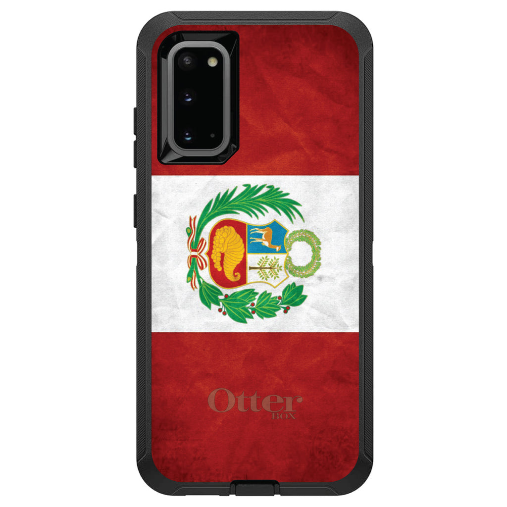 Peru Old Flag OtterBox Defender Case for iPhone & Galaxy, view 8