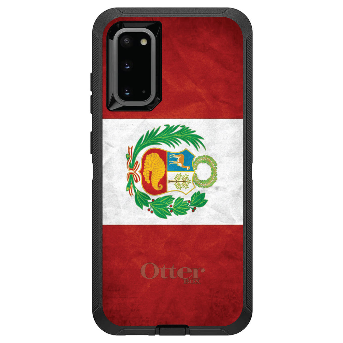 Peru Old Flag OtterBox Defender Case for iPhone & Galaxy, view 8