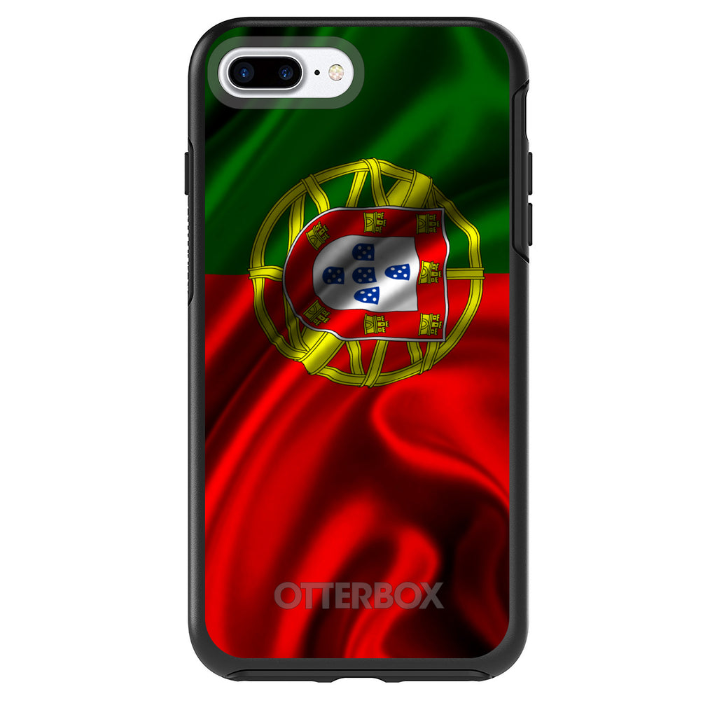 Portugal Waving Flag OtterBox Symmetry Case for iPhone & Galaxy, view 2