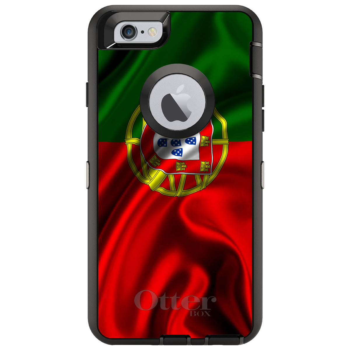 Portugal Waving Flag OtterBox Defender Case for iPhone & Galaxy, view 4