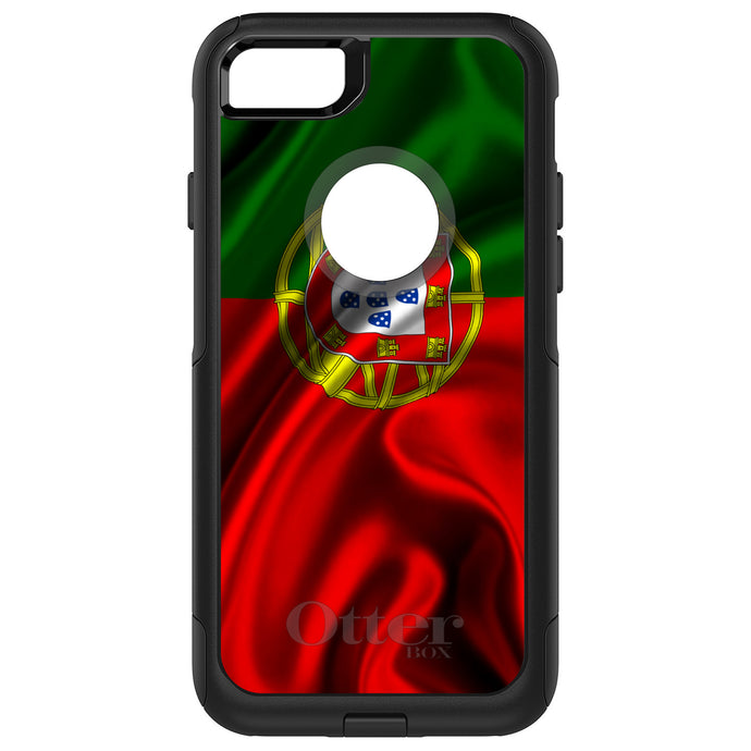 DistinctInk OtterBox Commuter Series Case for Apple iPhone or Samsung Galaxy - Portugal Waving Flag