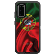 DistinctInk™ OtterBox Defender Series Case for Apple iPhone / Samsung Galaxy / Google Pixel - Portugal Waving Flag