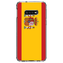 DistinctInk® Clear Shockproof Hybrid Case for Apple iPhone / Samsung Galaxy / Google Pixel - Spain Spanish Flag Red Yellow