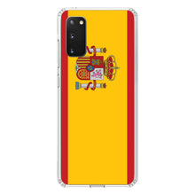 DistinctInk® Clear Shockproof Hybrid Case for Apple iPhone / Samsung Galaxy / Google Pixel - Spain Spanish Flag Red Yellow