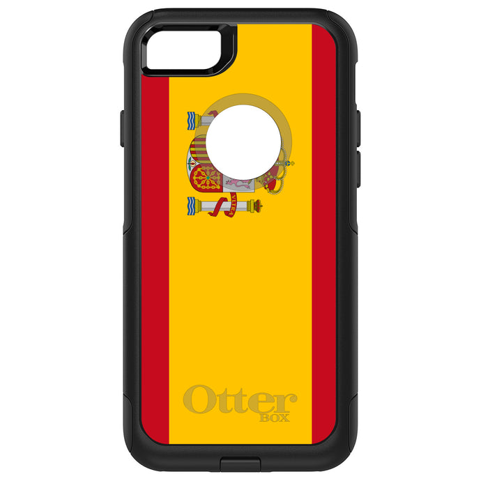 DistinctInk OtterBox Commuter Series Case for Apple iPhone or Samsung Galaxy - Spain Spanish Flag