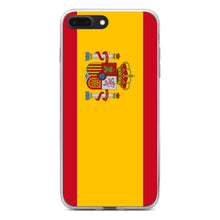 DistinctInk® Clear Shockproof Hybrid Case for Apple iPhone / Samsung Galaxy / Google Pixel - Spain Spanish Flag Red Yellow