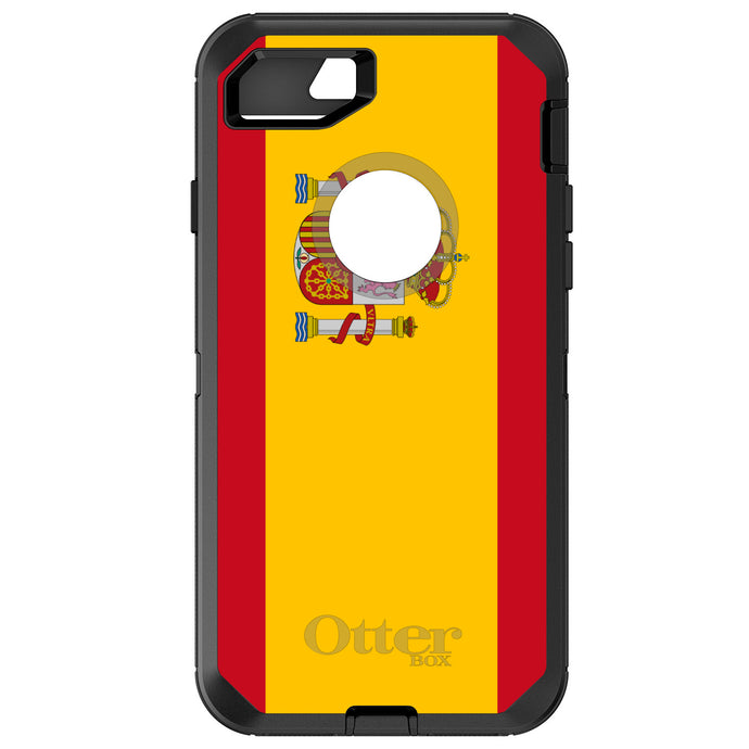 DistinctInk™ OtterBox Defender Series Case for Apple iPhone / Samsung Galaxy / Google Pixel - Spain Spanish Flag