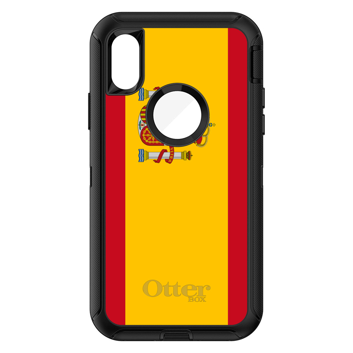 Spain Spanish Flag OtterBox Defender Case for iPhone & Galaxy, view 3