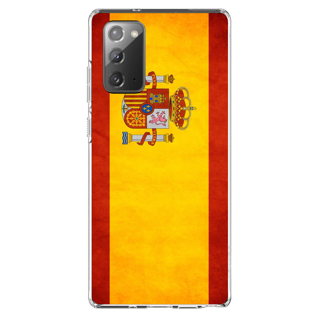 Spain Old Weathered Spanish Flag Red Yellow Clear Shockproof iPhone Case, view 8