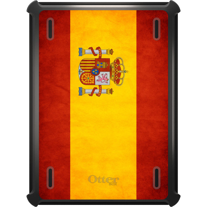 DistinctInk™ OtterBox Defender Series Case for Apple iPad / iPad Pro / iPad Air / iPad Mini - Spain Old Spanish Flag