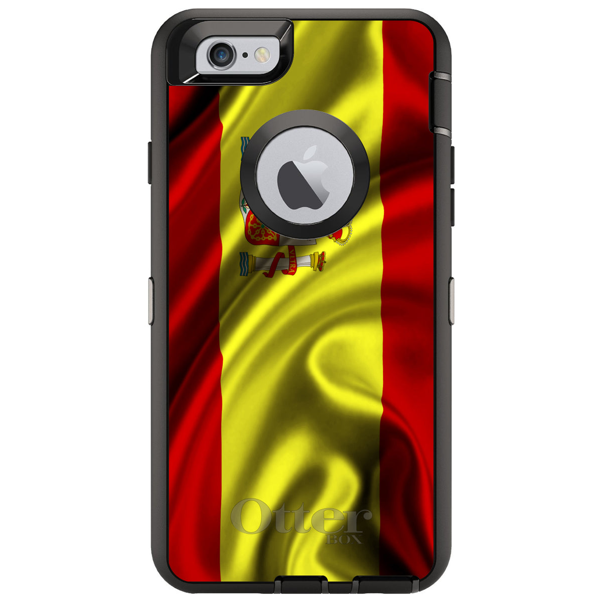 Spain Waving Spanish Flag OtterBox Defender Case for iPhone & Galaxy, view 4