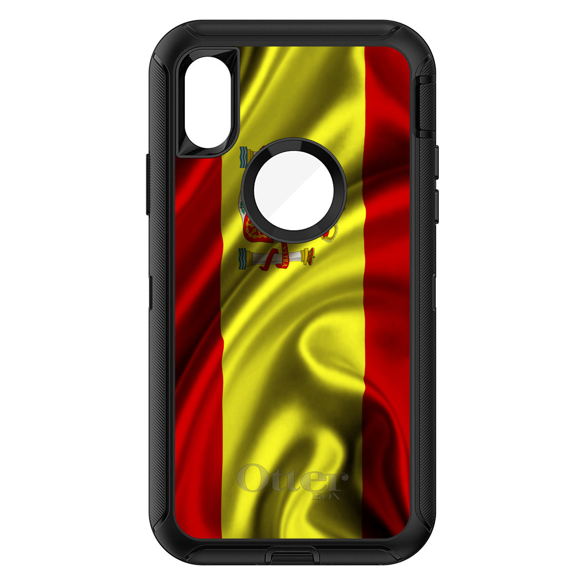Spain Waving Spanish Flag OtterBox Defender Case for iPhone & Galaxy, view 3