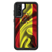 DistinctInk™ OtterBox Defender Series Case for Apple iPhone / Samsung Galaxy / Google Pixel - Spain Waving Spanish Flag