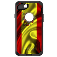 DistinctInk™ OtterBox Defender Series Case for Apple iPhone / Samsung Galaxy / Google Pixel - Spain Waving Spanish Flag