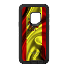 DistinctInk™ OtterBox Defender Series Case for Apple iPhone / Samsung Galaxy / Google Pixel - Spain Waving Spanish Flag