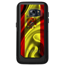 DistinctInk™ OtterBox Commuter Series Case for Apple iPhone or Samsung Galaxy - Spain Waving Spanish Flag