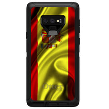 DistinctInk™ OtterBox Defender Series Case for Apple iPhone / Samsung Galaxy / Google Pixel - Spain Waving Spanish Flag