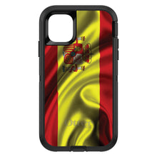 DistinctInk™ OtterBox Defender Series Case for Apple iPhone / Samsung Galaxy / Google Pixel - Spain Waving Spanish Flag