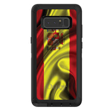 DistinctInk™ OtterBox Defender Series Case for Apple iPhone / Samsung Galaxy / Google Pixel - Spain Waving Spanish Flag