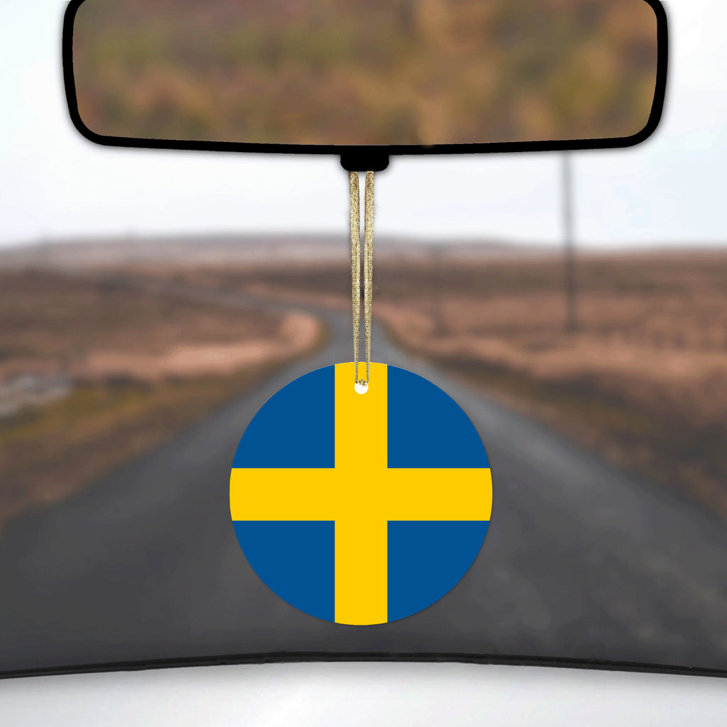 Sweden Flag Ceramic Ornament, view 3