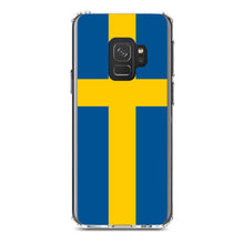 DistinctInk® Clear Shockproof Hybrid Case for Apple iPhone / Samsung Galaxy / Google Pixel - Sweden Flag