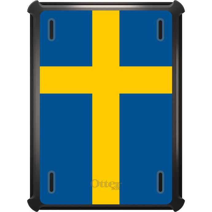DistinctInk™ OtterBox Defender Series Case for Apple iPad / iPad Pro / iPad Air / iPad Mini - Sweden Flag
