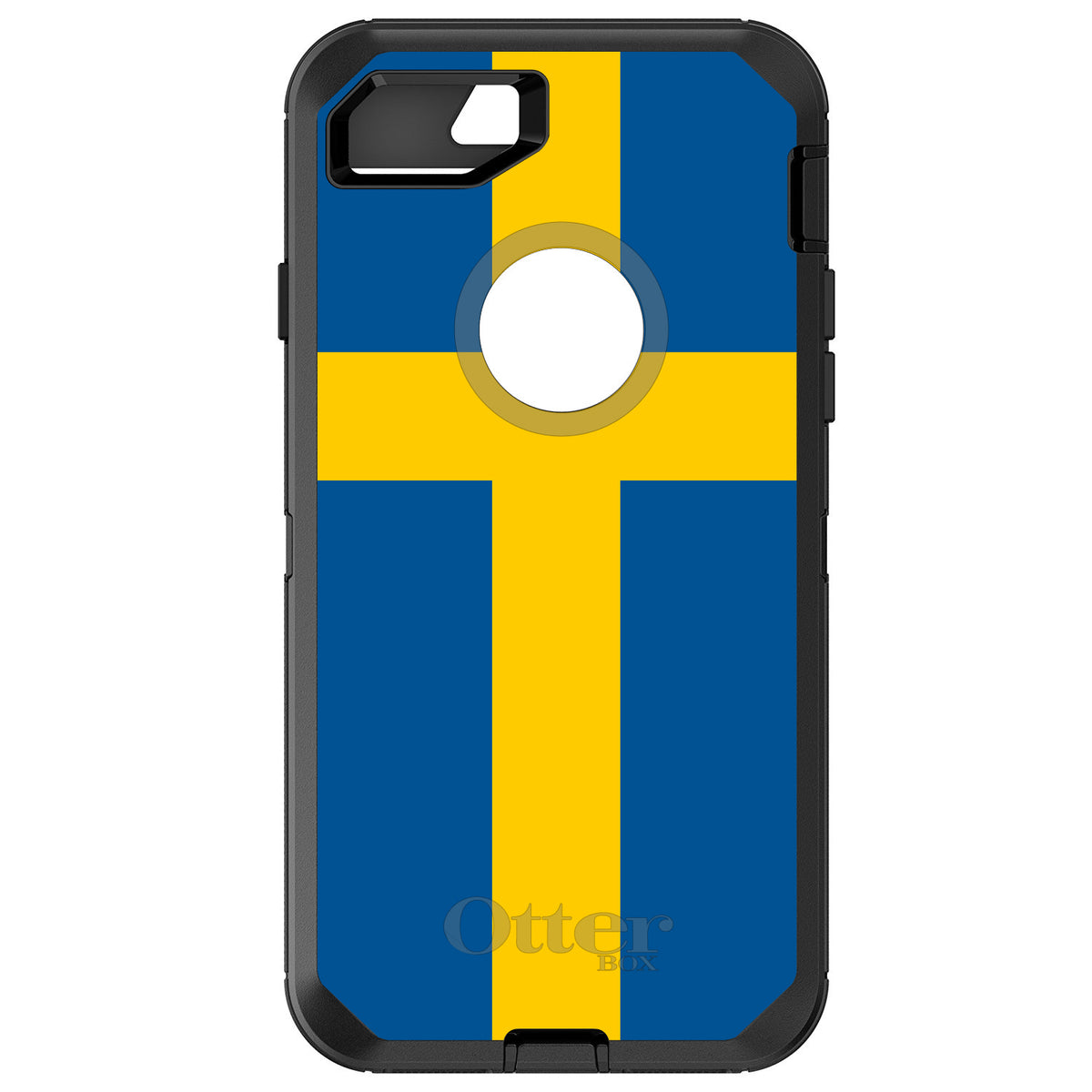 Sweden Flag OtterBox Defender Case for iPhone & Galaxy