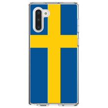 DistinctInk® Clear Shockproof Hybrid Case for Apple iPhone / Samsung Galaxy / Google Pixel - Sweden Flag