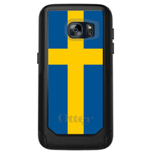 DistinctInk™ OtterBox Commuter Series Case for Apple iPhone or Samsung Galaxy - Sweden Flag