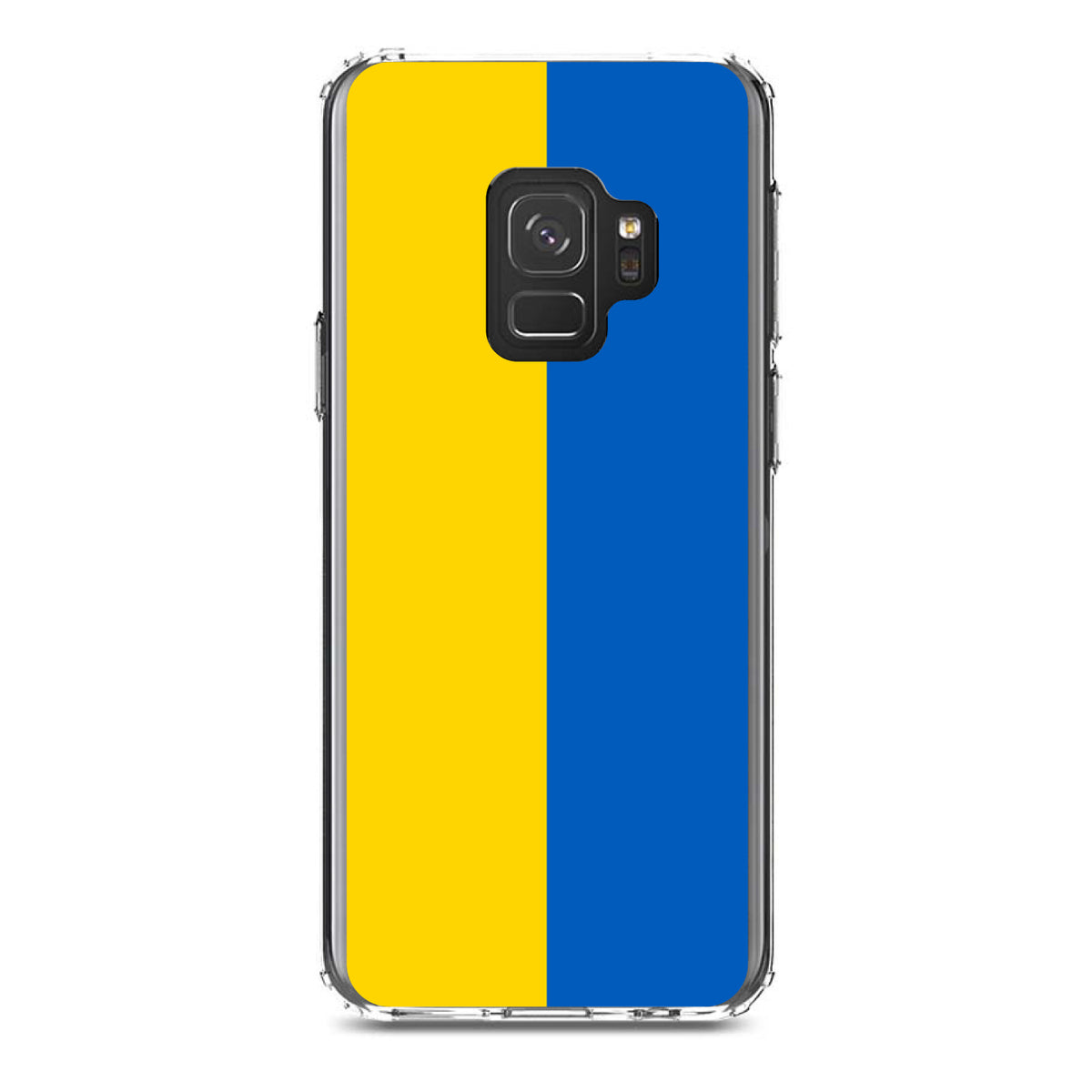 Ukraine Flag Clear Shockproof iPhone Case, view 19