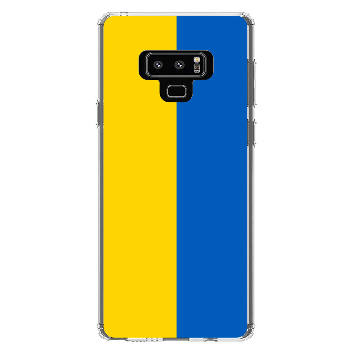 Ukraine Flag Clear Shockproof iPhone Case, view 11