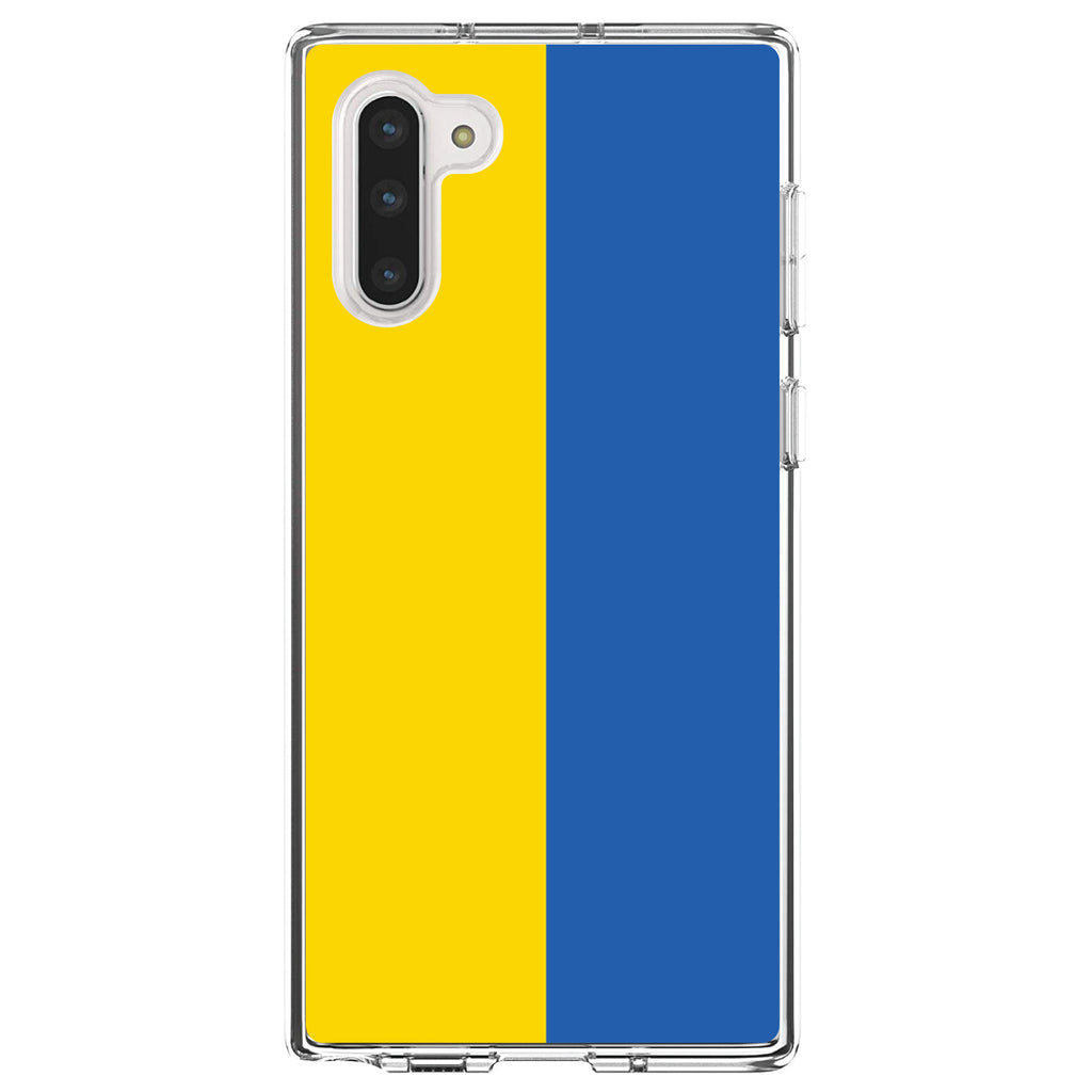 Ukraine Flag Clear Shockproof iPhone Case, view 9