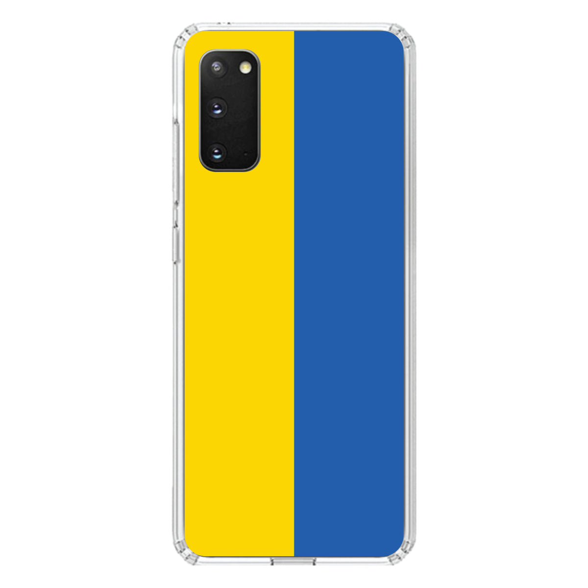 Ukraine Flag Clear Shockproof iPhone Case, view 14