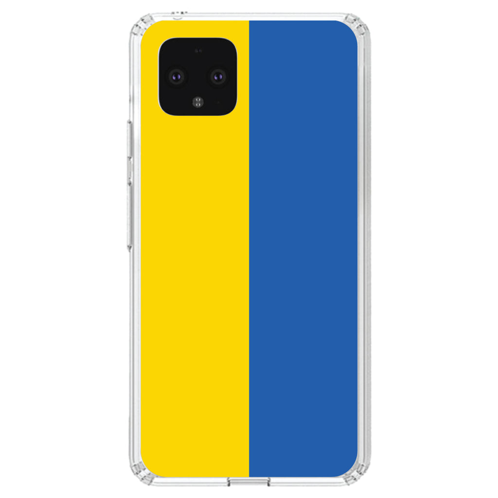 Ukraine Flag Clear Shockproof iPhone Case, view 23