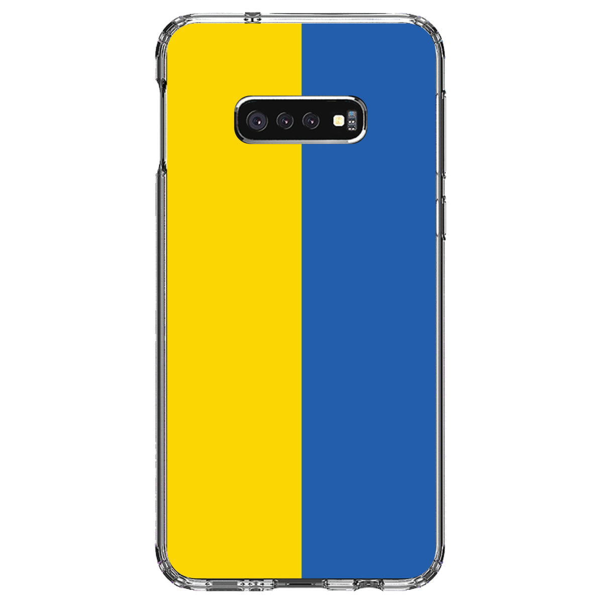 Ukraine Flag Clear Shockproof iPhone Case, view 18