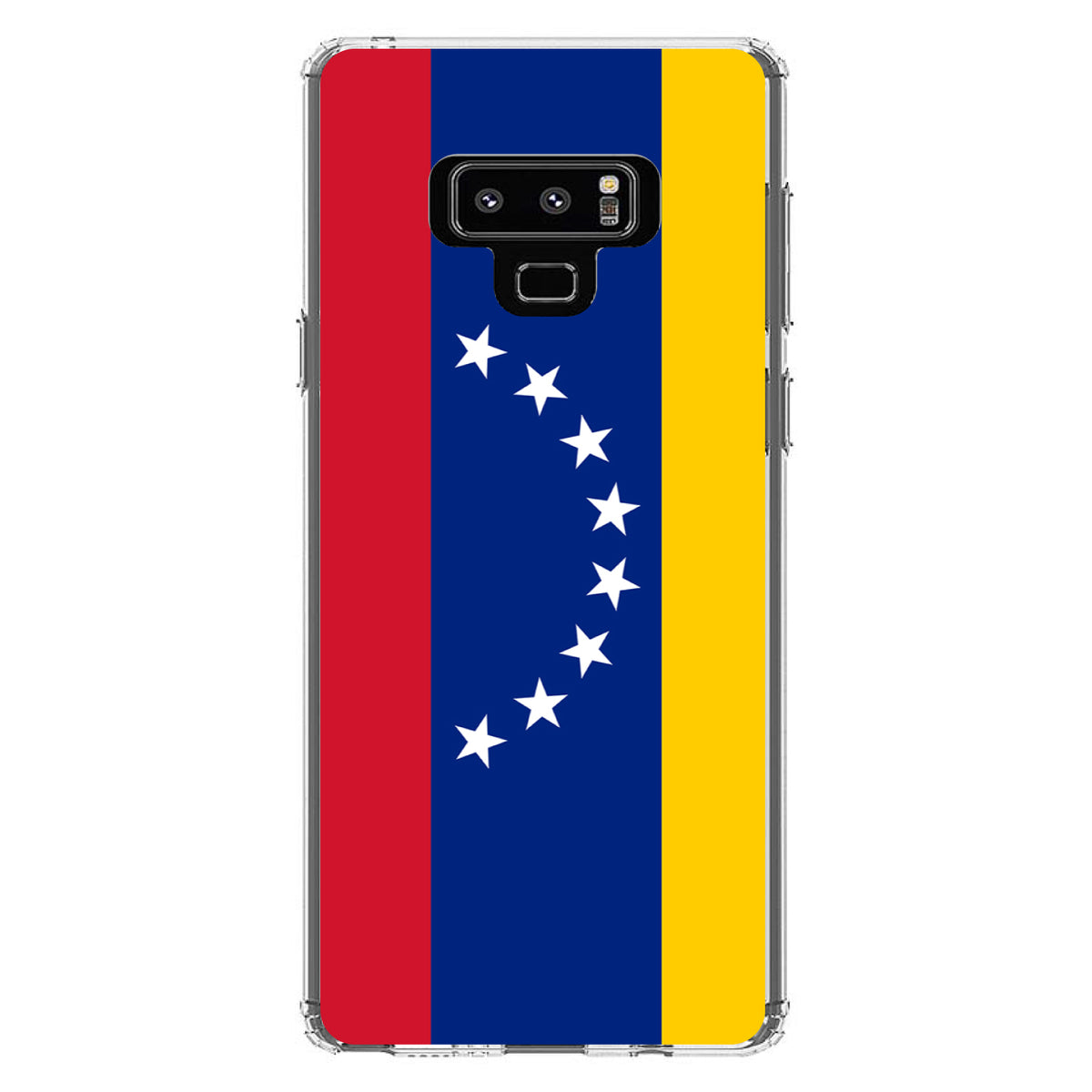 Venezuela Flag Red Blue Yellow Clear Shockproof iPhone Case, view 11