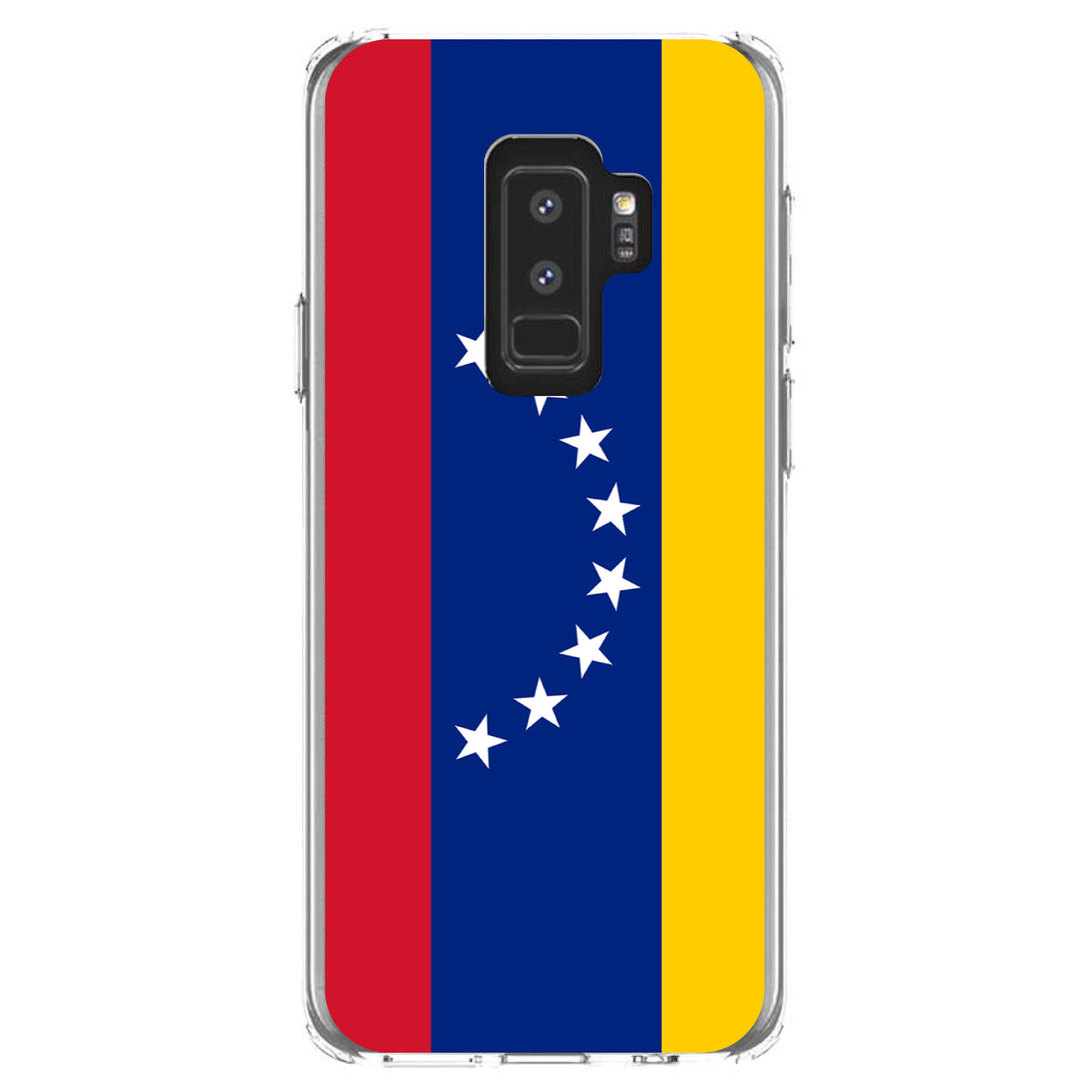 Venezuela Flag Red Blue Yellow Clear Shockproof iPhone Case, view 20