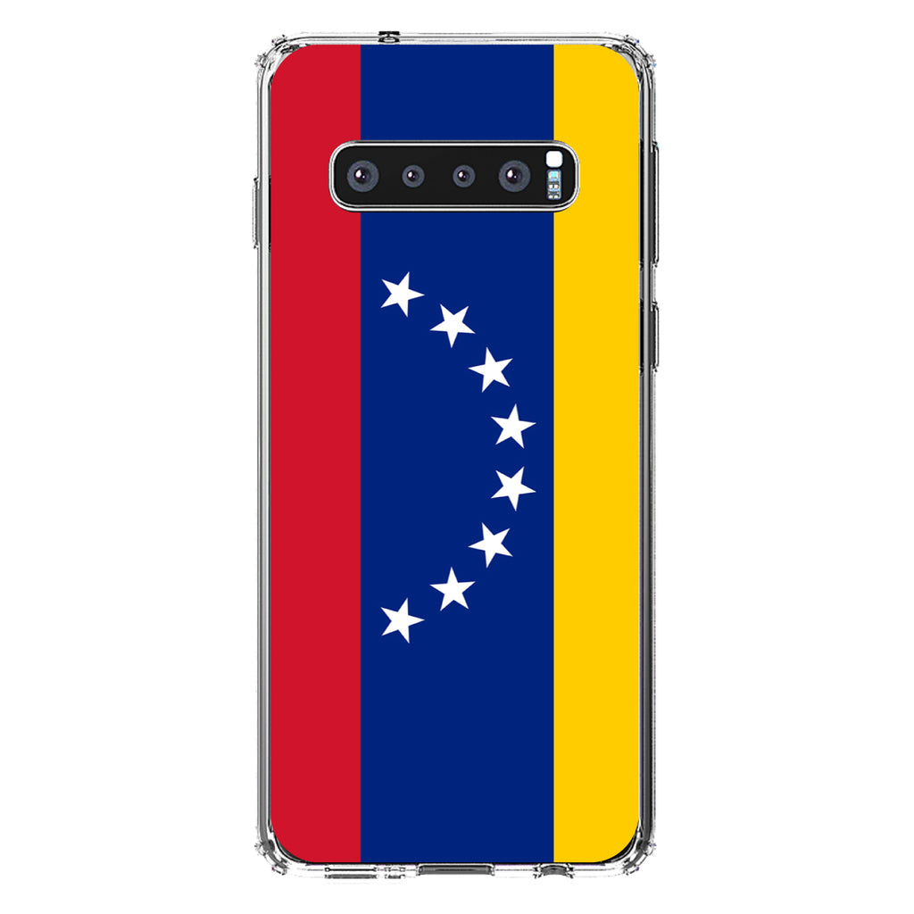 Venezuela Flag Red Blue Yellow Clear Shockproof iPhone Case, view 16