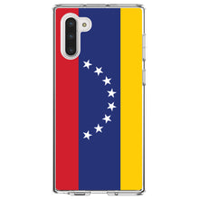 DistinctInk® Clear Shockproof Hybrid Case for Apple iPhone / Samsung Galaxy / Google Pixel - Venezuela Flag Red Blue Yellow