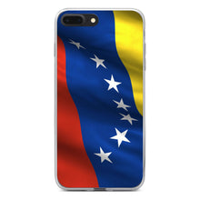 DistinctInk® Clear Shockproof Hybrid Case for Apple iPhone / Samsung Galaxy / Google Pixel - Venezuela Waving Flag Red Blue Yellow