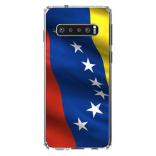 DistinctInk® Clear Shockproof Hybrid Case for Apple iPhone / Samsung Galaxy / Google Pixel - Venezuela Waving Flag Red Blue Yellow