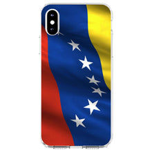 DistinctInk® Clear Shockproof Hybrid Case for Apple iPhone / Samsung Galaxy / Google Pixel - Venezuela Waving Flag Red Blue Yellow
