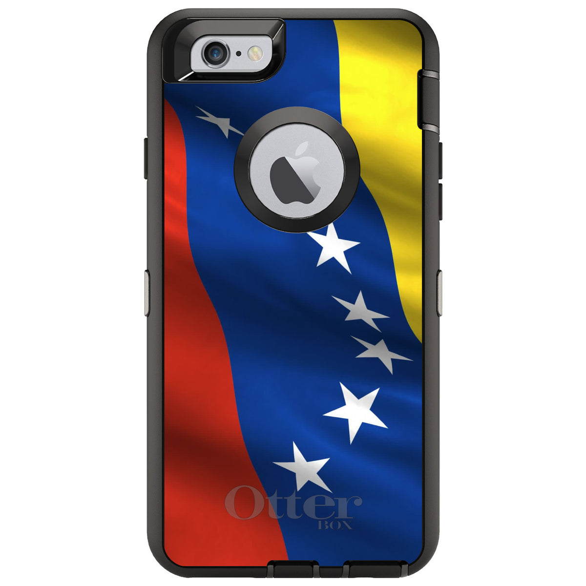 Venezuela Waving Flag OtterBox Defender Case for iPhone & Galaxy, view 4