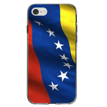 DistinctInk® Clear Shockproof Hybrid Case for Apple iPhone / Samsung Galaxy / Google Pixel - Venezuela Waving Flag Red Blue Yellow