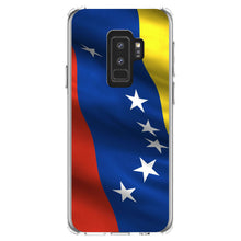 DistinctInk® Clear Shockproof Hybrid Case for Apple iPhone / Samsung Galaxy / Google Pixel - Venezuela Waving Flag Red Blue Yellow
